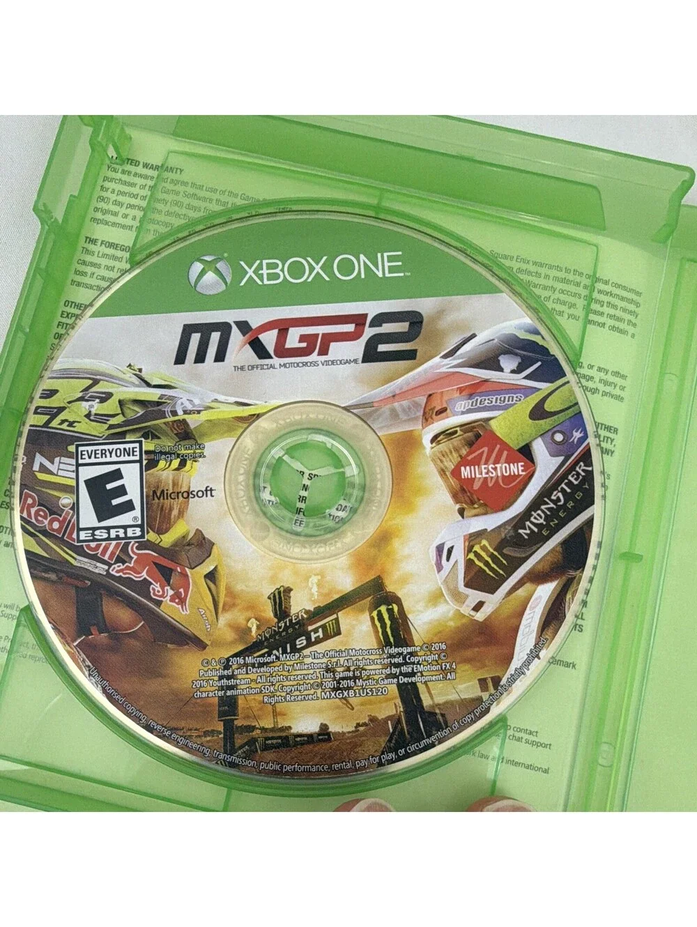 Milestone MXGP2: The Official Motocross Videogame Xbox One Multiplayer E 2016